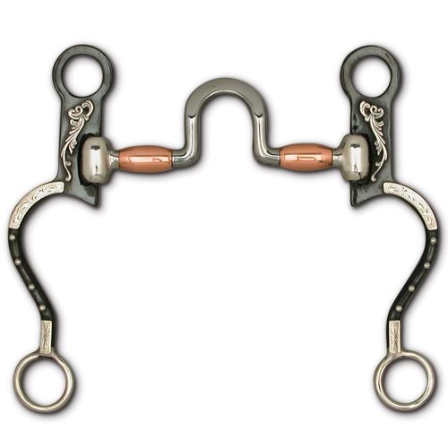 Toklat Medium Port Copper Roller Curb w/Black Satin and Silver