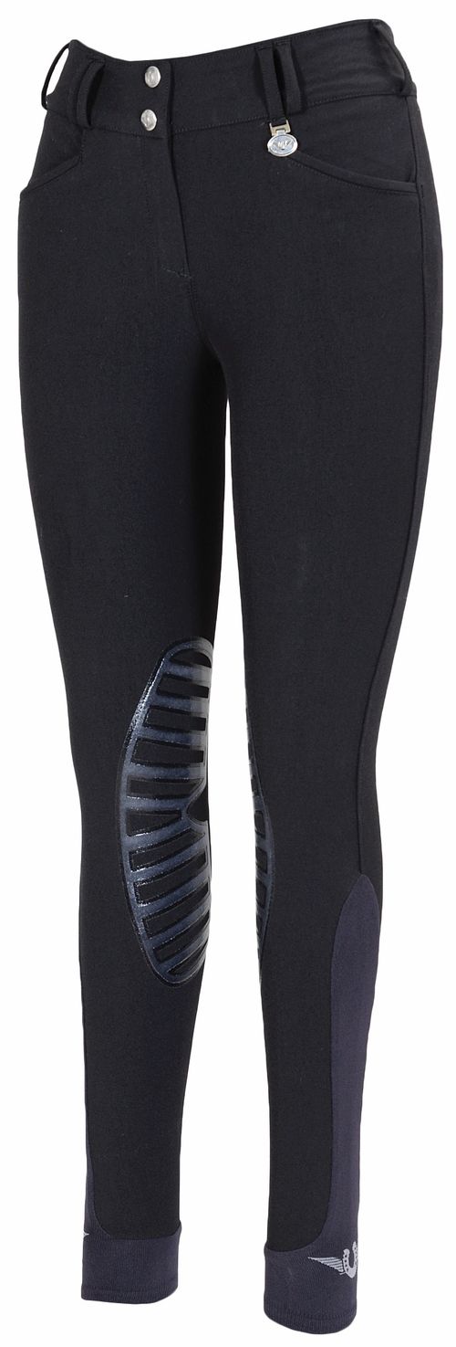 TuffRider Women's Element Knee Patch Breeches - Black