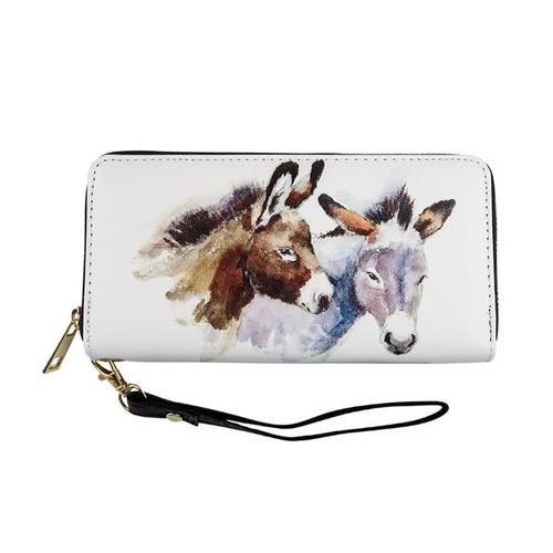 Kelley and Company Clutch Wallet - Donkey Duo