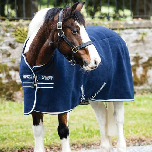 Rambo Deluxe Fleece Cooler - Navy/Beige/Blue/Navy