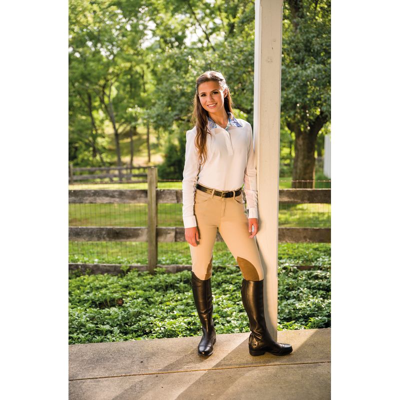 Shires long leather hot sale riding boots