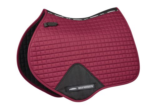 Weatherbeeta Prime Jump Shaped Saddle Pad - Maroon