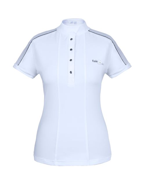 Fair Play Women's Claire Short Sleeve Competition Shirt - White