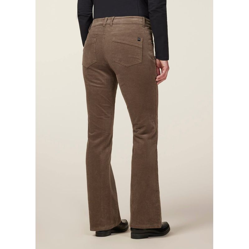 EQL Women's Soft Stretch Corduroy Bootcut Pants - Bark - EQL EQL Women's Soft Stretch Corduroy Bootcut Pants - Bark - EQL