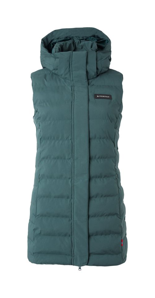 B Vertigo Women's Celeste Waterproof Vest - Jungle Green