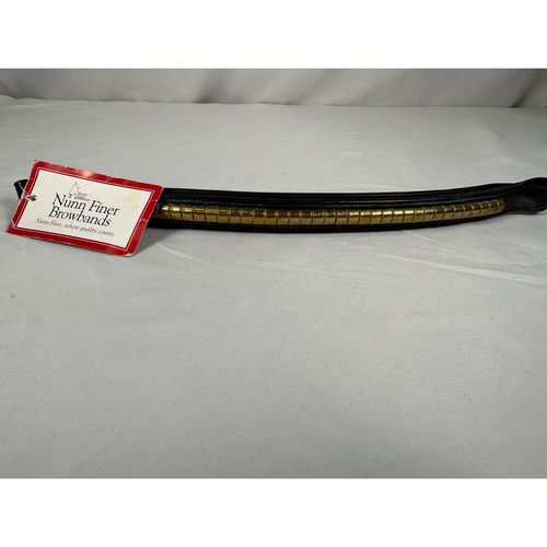 Fair: Nunn Finer Nunn Finer Large Padded Clincher Browband - Cob - MultiColor
