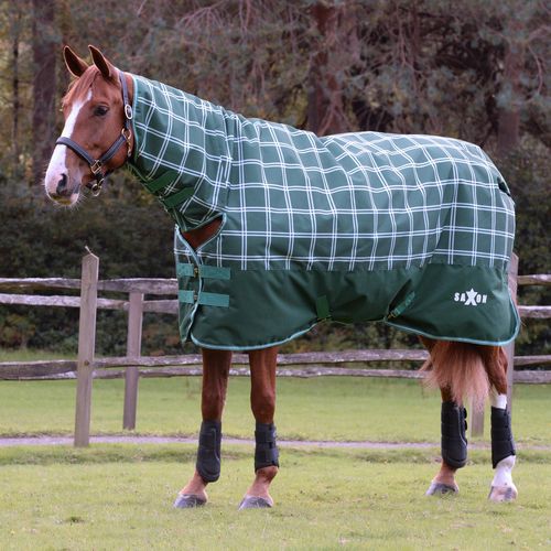 Saxon Defiant 1200D Combo Neck Medium - Hunter Green/Plaid