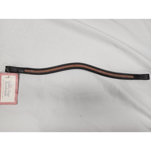 Fair: Nunn Finer Sofie Browband - Havana/Pink - Oversize - Brown