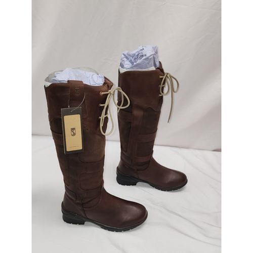 Good: Tredstep Avoca Country Boot - 38 Wide Regular - Brown