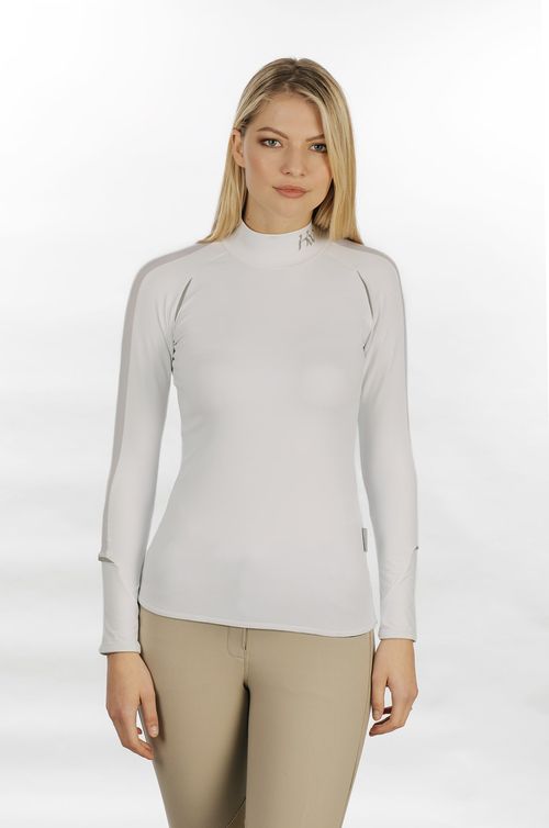 READY TO SHIP: Horseware Women's Long Sleeve Base Layer - Large - White