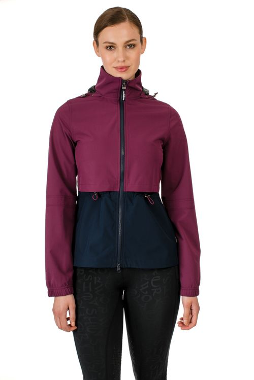 READY TO SHIP: Horseware Women's Carrie Riding Jacket - Small - Beetroot/Navy