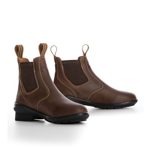 READY TO SHIP: Tredstep Liffey Pull On Short Country Boot - 38 - Mahogany