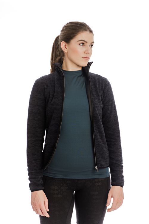 READY TO SHIP: Horseware Women's Lara Thermo Regulating Fleece Zip Jacket - X Small - Black
