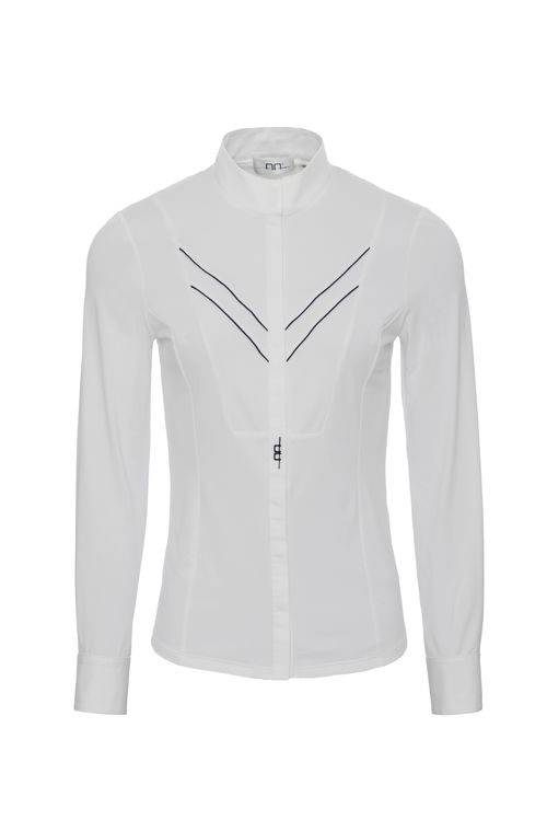 READY TO SHIP: Alessandro Albanese Women's Porto Competition Shirt - XX Large - White