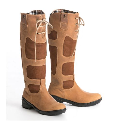 OPENBOX: Tredstep Women's Avoca Country Boot - 37 Wide Regular - Light Brown