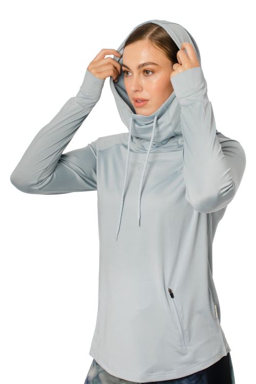 READY TO SHIP: Horseware Women's Technical Hooded Top - XX Small - Blue