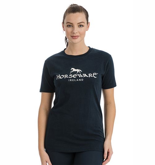 READY TO SHIP: Horseware Women's Signature Cotton T-Shirt - Large - Navy