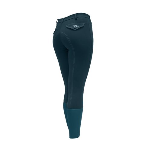 READY TO SHIP: Alessandro Albanese Women's Athens Knee Patch Breeches - 38 - Navy Petrol