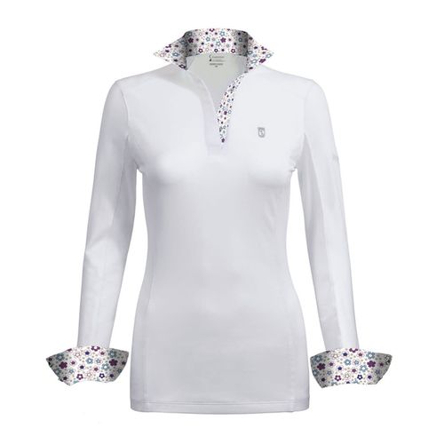 OVERSTOCK: Tredstep Kids' Symphony Paris Long Sleeve Jr Competition Shirt - Medium - Purple Haze