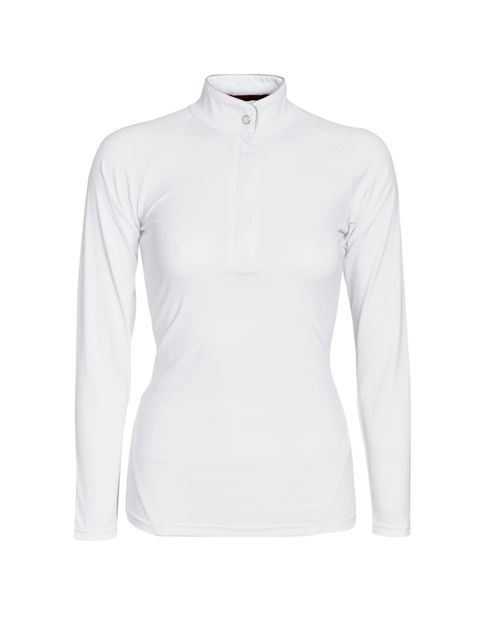 READY TO SHIP: Horseware Women's Sara Long Sleeve Competition Shirt - X Large - White