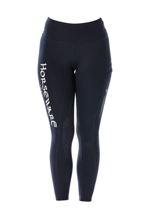 READY TO SHIP: Horseware Women's Signature Riding Tights - Large - Navy
