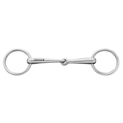 Herm Sprenger 14mm Stainless Steel Single Joint Bradoon