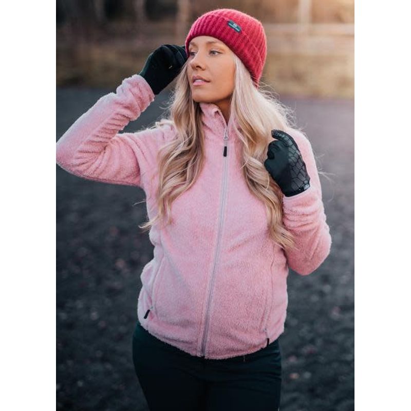 Women's fuzzy fleece outlet jacket