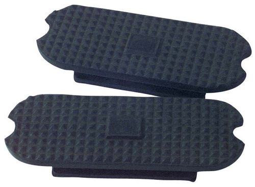 BARGAIN BARN: Korsteel Knife Edge Stirrup Treads - 4.75in - Black