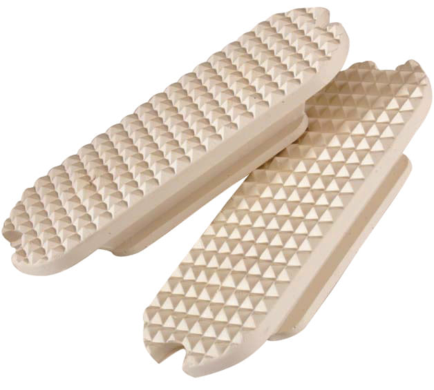 READY TO SHIP: Knife Edge Stirrup Treads - 4.5in - White - Tack Of The Day