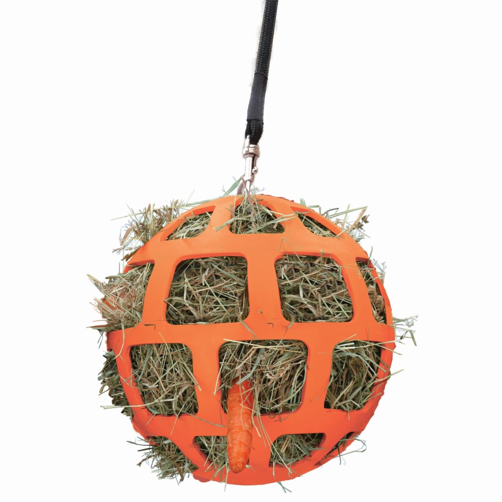 READY TO SHIP: Holland Slow Feed Hay Ball - 22cm - Orange - Tack Of The Day