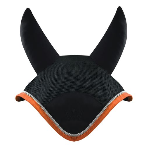 OVERSTOCK: Woof Wear Ergonomic Ear Net - Medium - Black/Orange