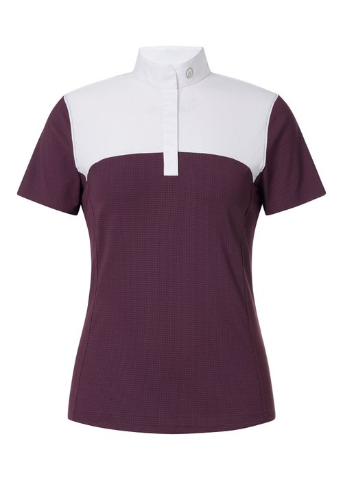 Kerrits Women's Affinity Short Sleeve Show Shirt - Vineyard