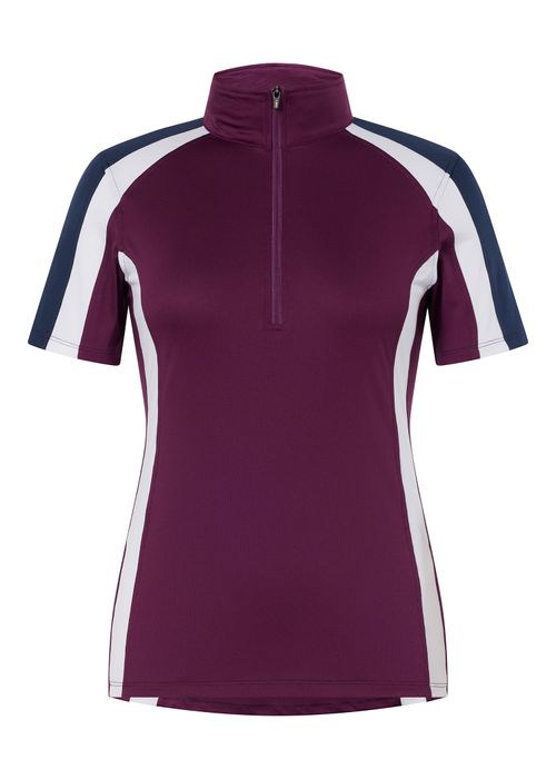 Kerrits Women's Top Rail Coolcore Short Sleeve Shirt - Wildrose