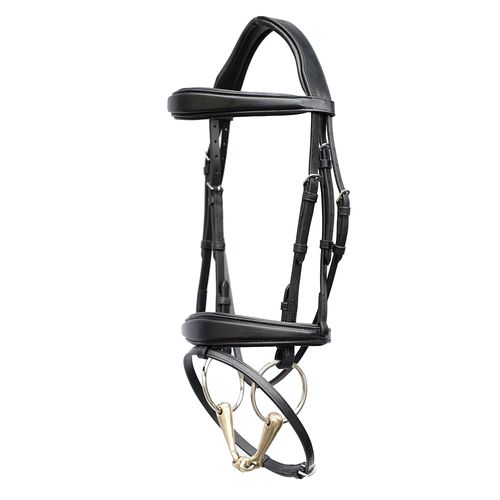 Nunn Finer Elsa Flash Dressage Bridle - Black