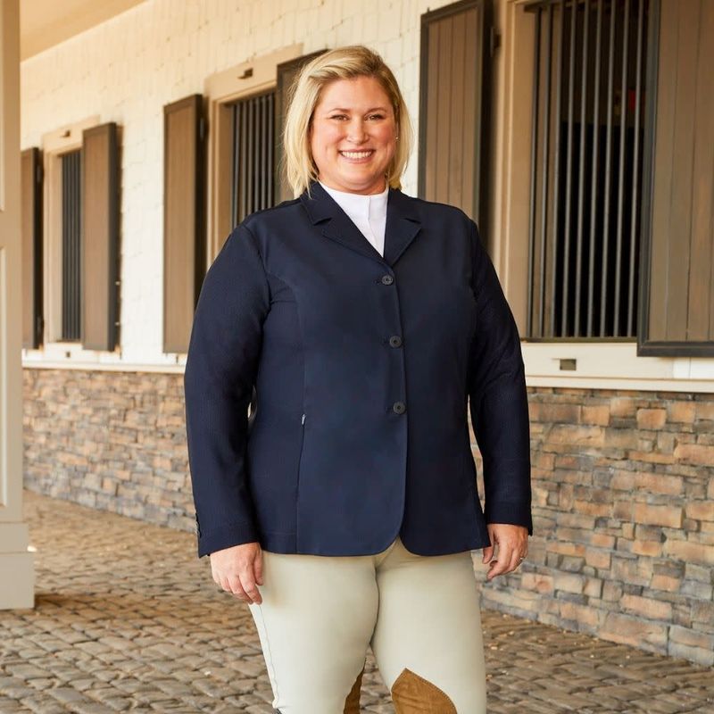 RJ Classics Women's Harmony Plus Show Coat - Navy - RJ Classics-HPL-NVY ...