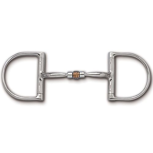 Myler English Dee No Hooks Copper Roller Comfort Snaffle MB 03