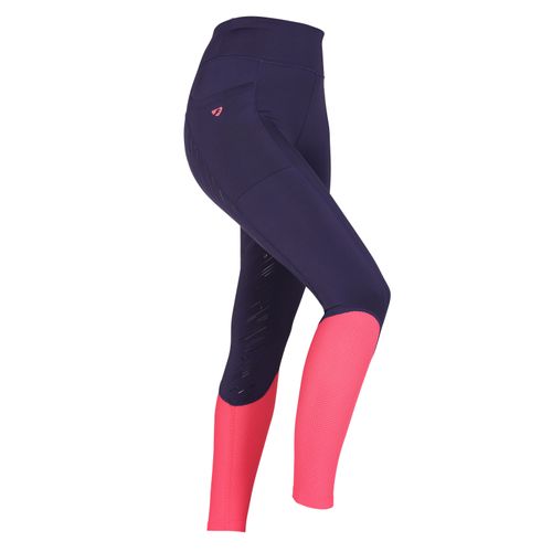 Shires Aubrion Women's Rhythm Mesh Riding Tights - Navy