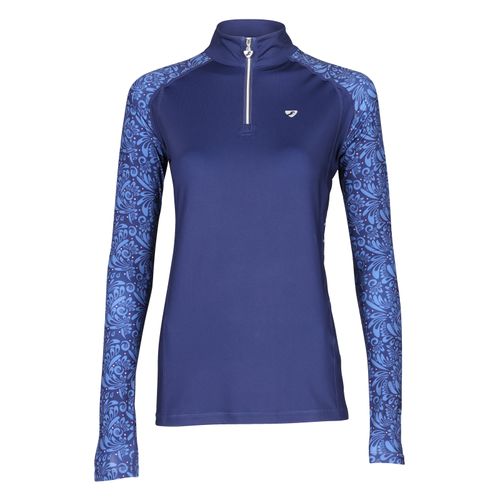 Shires Aubrion Women's Hyde Park Base Layer - Navy Paisley