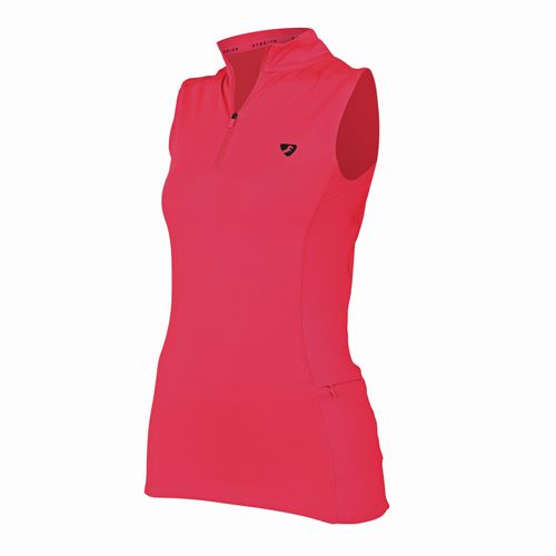 Shires Aubrion Women's Revive Sleeveless Base Layer Sun Shirt - Coral