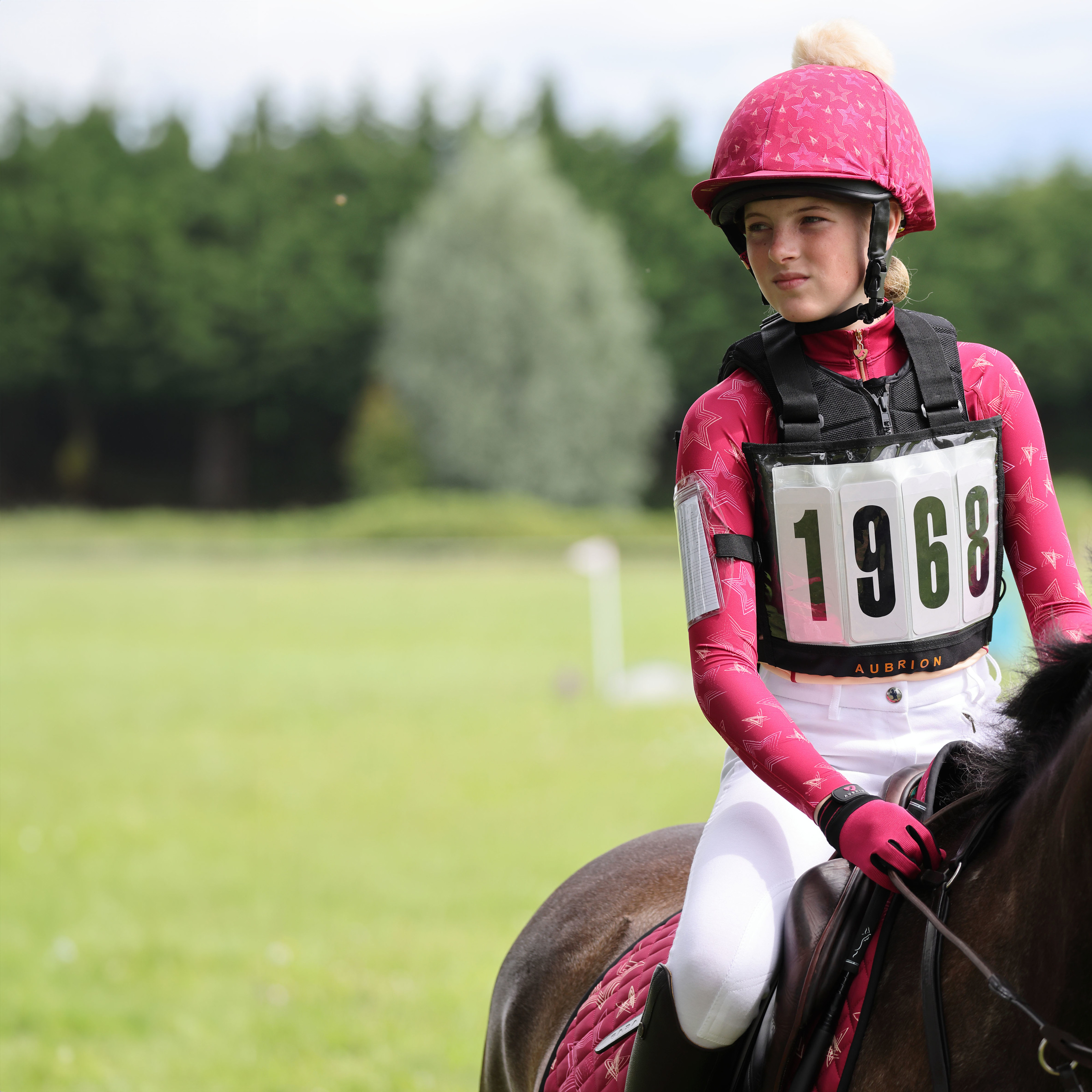 Shires Aubrion Team Womens Long Sleeve Base Layer - Steel - Clothing