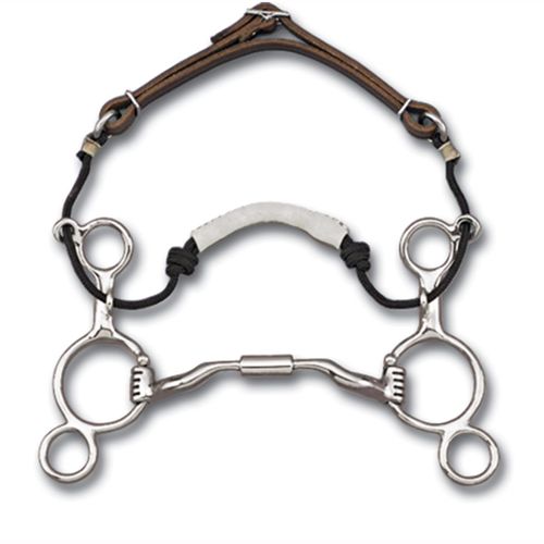 Myler 2 Ring Combination Bit w/Low Port Comfort Snaffle MB 04