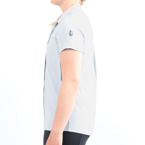 Irideon Women's Short Sleeve Pacific Trail Shirt - Blue Snow