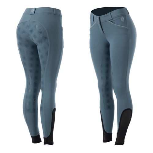 Equinavia Women's Astrid Silicone Full Seat Breeches - Bluestone Blue