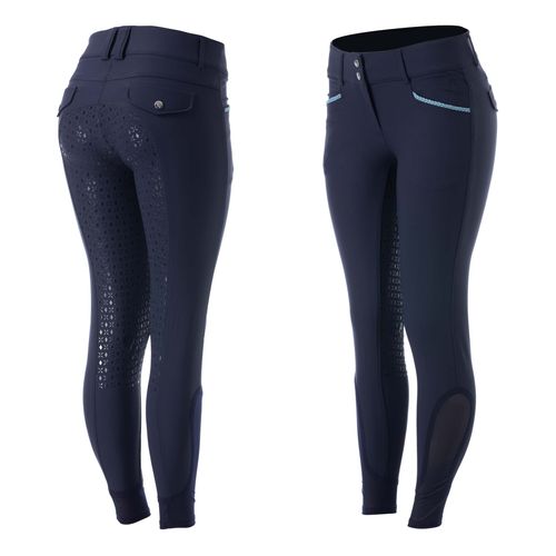 Equinavia Women's Madeleine Full Seat Breeches - Navy