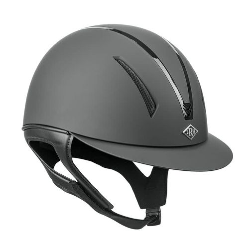 IRH F1 Helmet - Matte Black/Gloss Black
