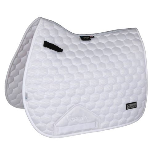 Shires ARMA Air Motion Luxe Saddle Pad - White