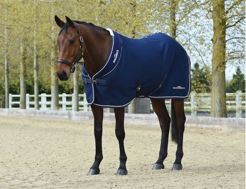 Weatherbeeta Opulence Show Sheet Standard Neck - Navy/White