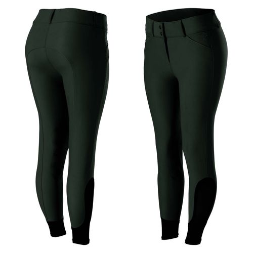Equinavia Women's Maud Knee Patch Breeches - Deep Green