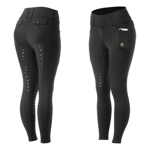 Equinavia Women's Linnea Compression Full Seat Tights - Black