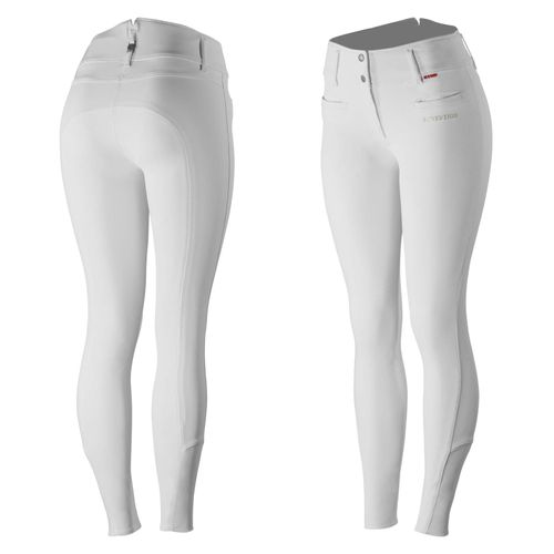 B Vertigo Women's Tiffany Full Seat Breeches - Bright White